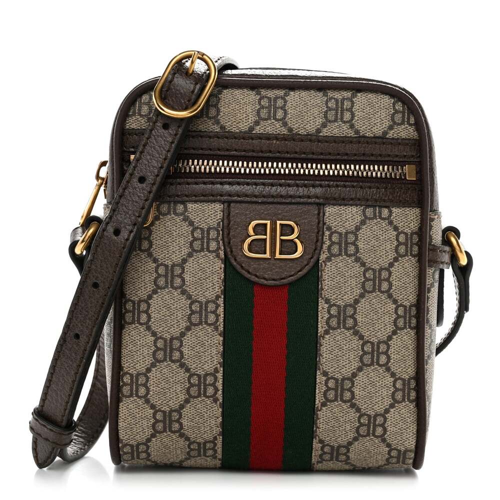 Gucci X Balenciaga Bb Supreme Web Mini #238398G10B